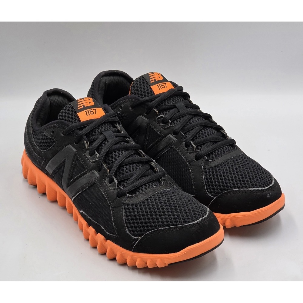 New Balance MX1157BO Groove Black Orange Training Shoes‎ Mens 8.5 Gym Sneakers